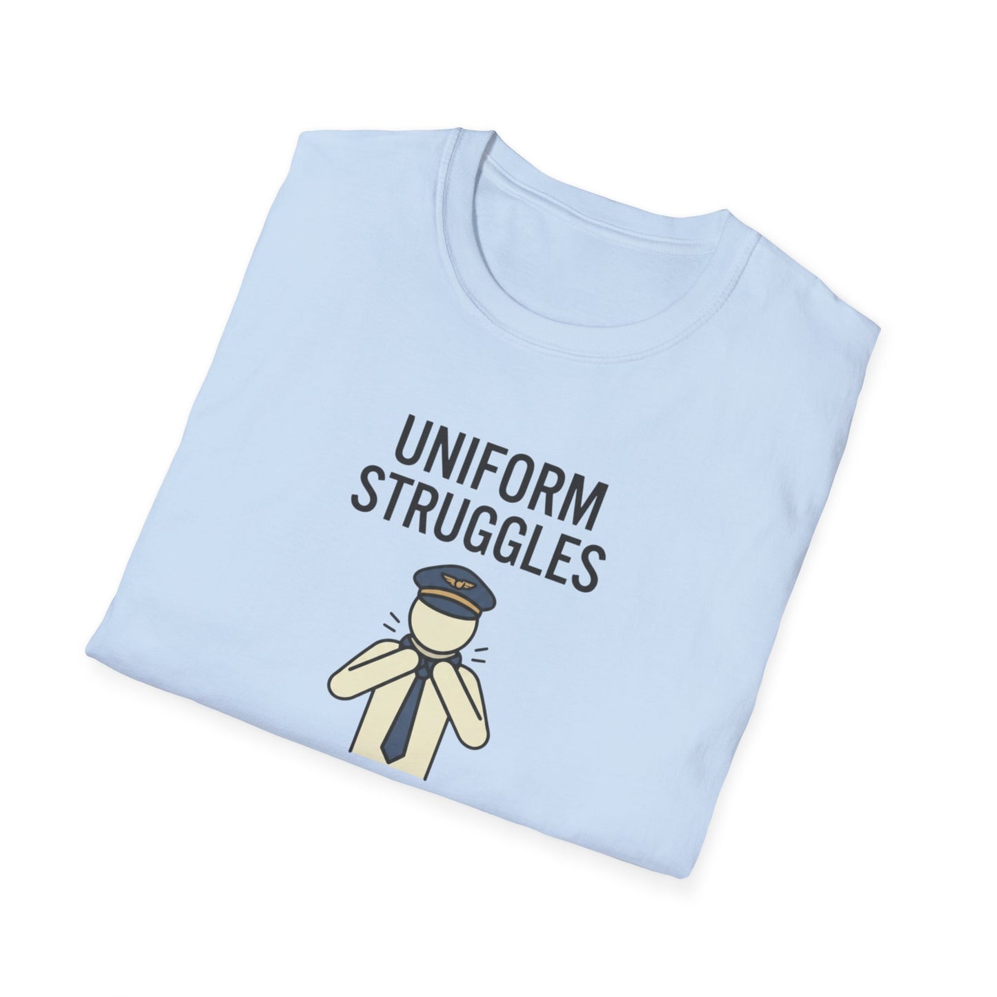 Uniform Struggles T-Shirt — Funny Police/Uniform Humor Tee (“It’s Part of the Brand”)