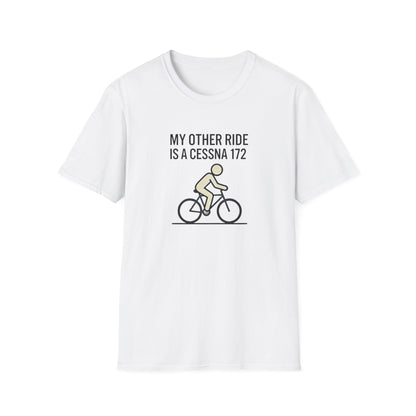 Cessna 172 Bike Shirt — "My Other Ride Is a Cessna 172" Graphic Tee
