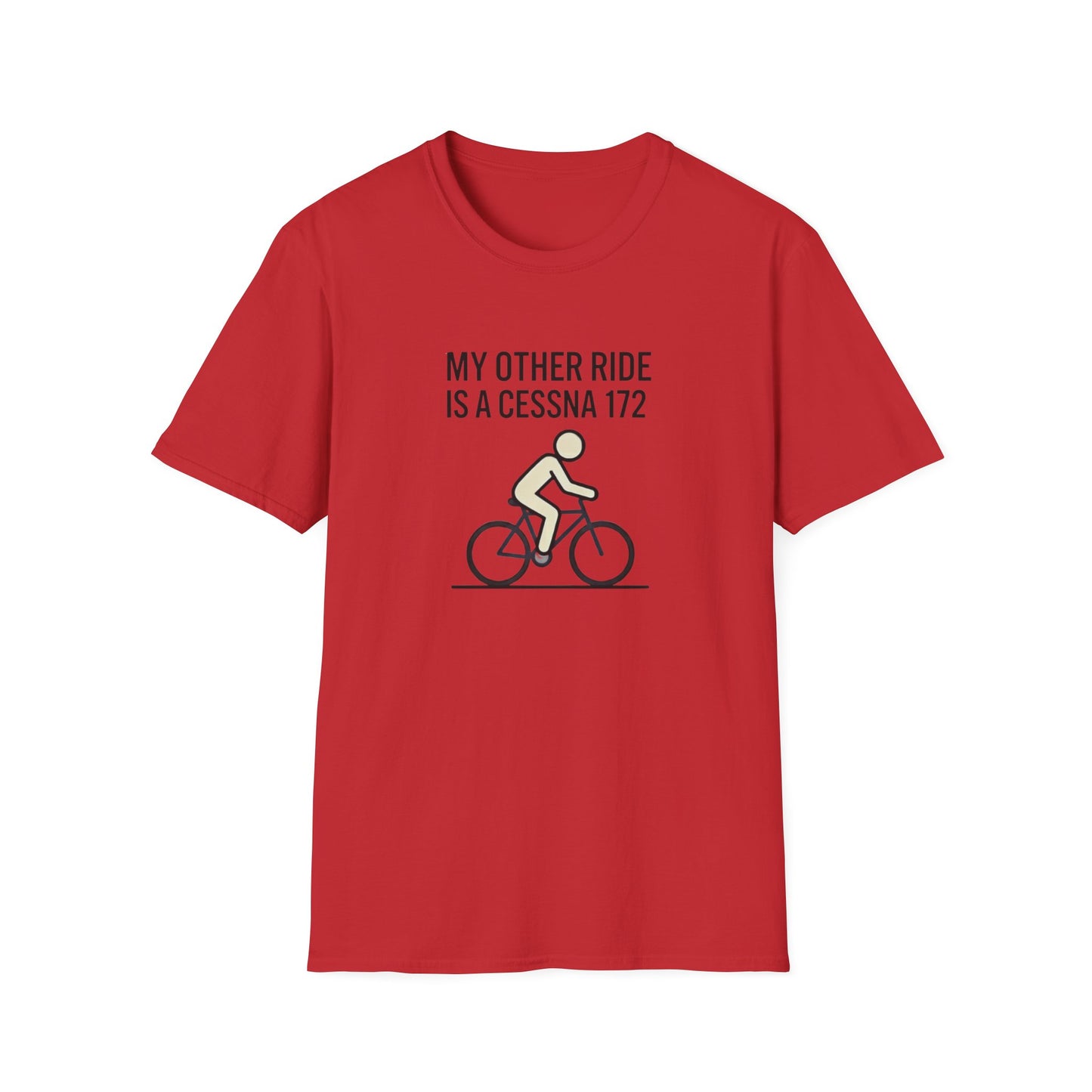 Cessna 172 Bike Shirt — "My Other Ride Is a Cessna 172" Graphic Tee