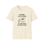 Aviation T-Shirt — "Explaining Stalls to Friends: They Think It Means the Engine Stopped"