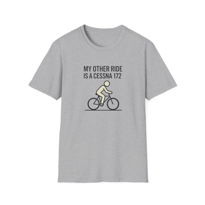 Cessna 172 Bike Shirt — "My Other Ride Is a Cessna 172" Graphic Tee
