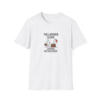Layover Clock T-Shirt — Travel Humor Tee (“Layover, Not Restover”)