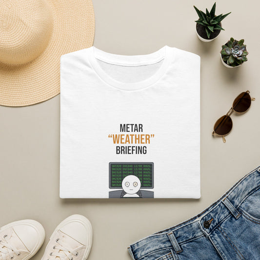 T-Shirt — METAR “Weather” Briefing Pilot Shirt (I See The Matrix)