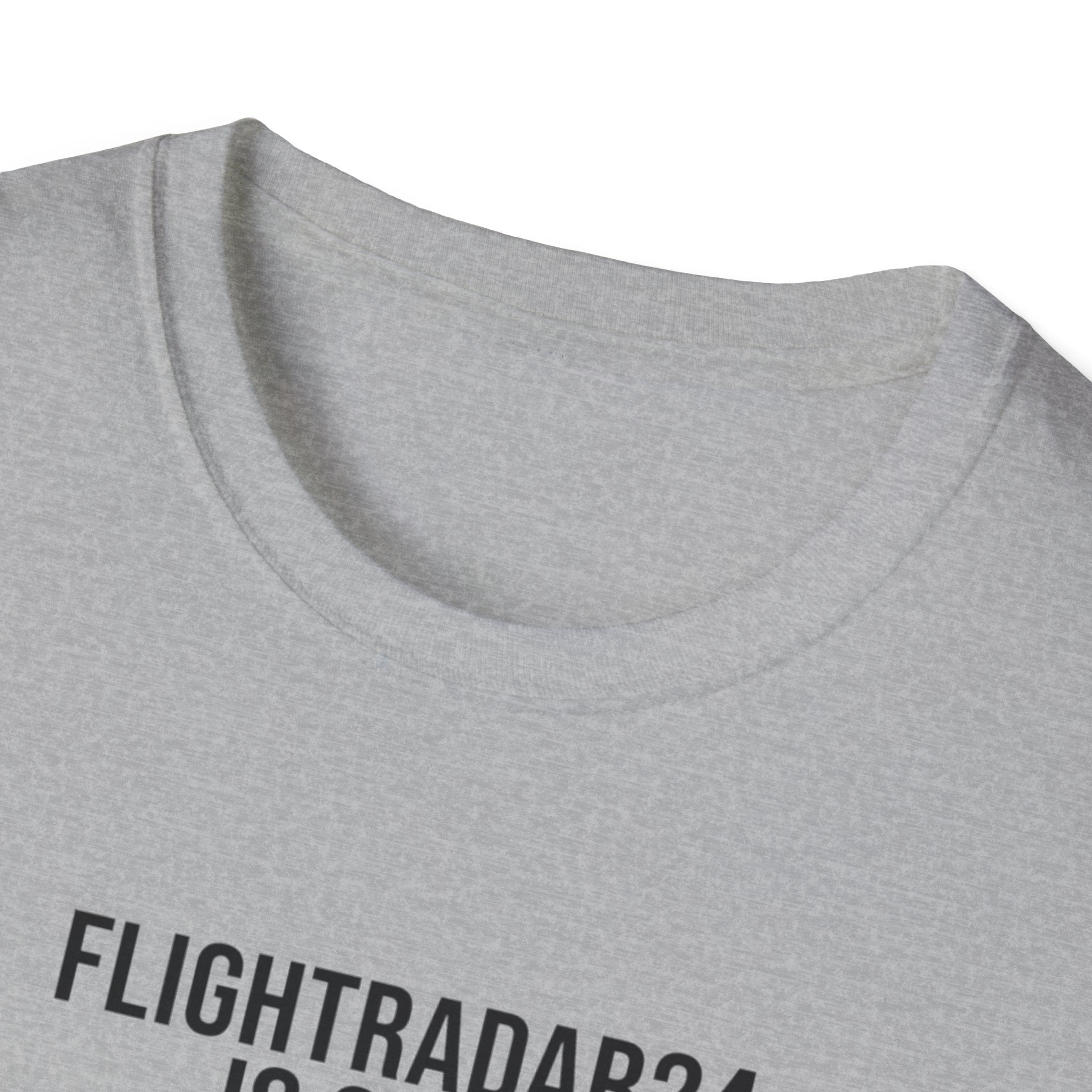 FlightRadar24 Fan T‑Shirt – “FlightRadar24 is Open. Screen Time: 14 Hours Today.”