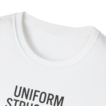 Uniform Struggles T-Shirt — Funny Police/Uniform Humor Tee (“It’s Part of the Brand”)