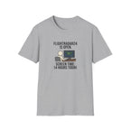 FlightRadar24 Fan T‑Shirt – “FlightRadar24 is Open. Screen Time: 14 Hours Today.”