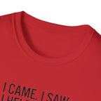 Aviation T-Shirt — "I Came. I Saw. I Held Short." Pilot Runway Graphic Tee