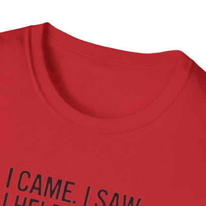 Aviation T-Shirt — "I Came. I Saw. I Held Short." Pilot Runway Graphic Tee