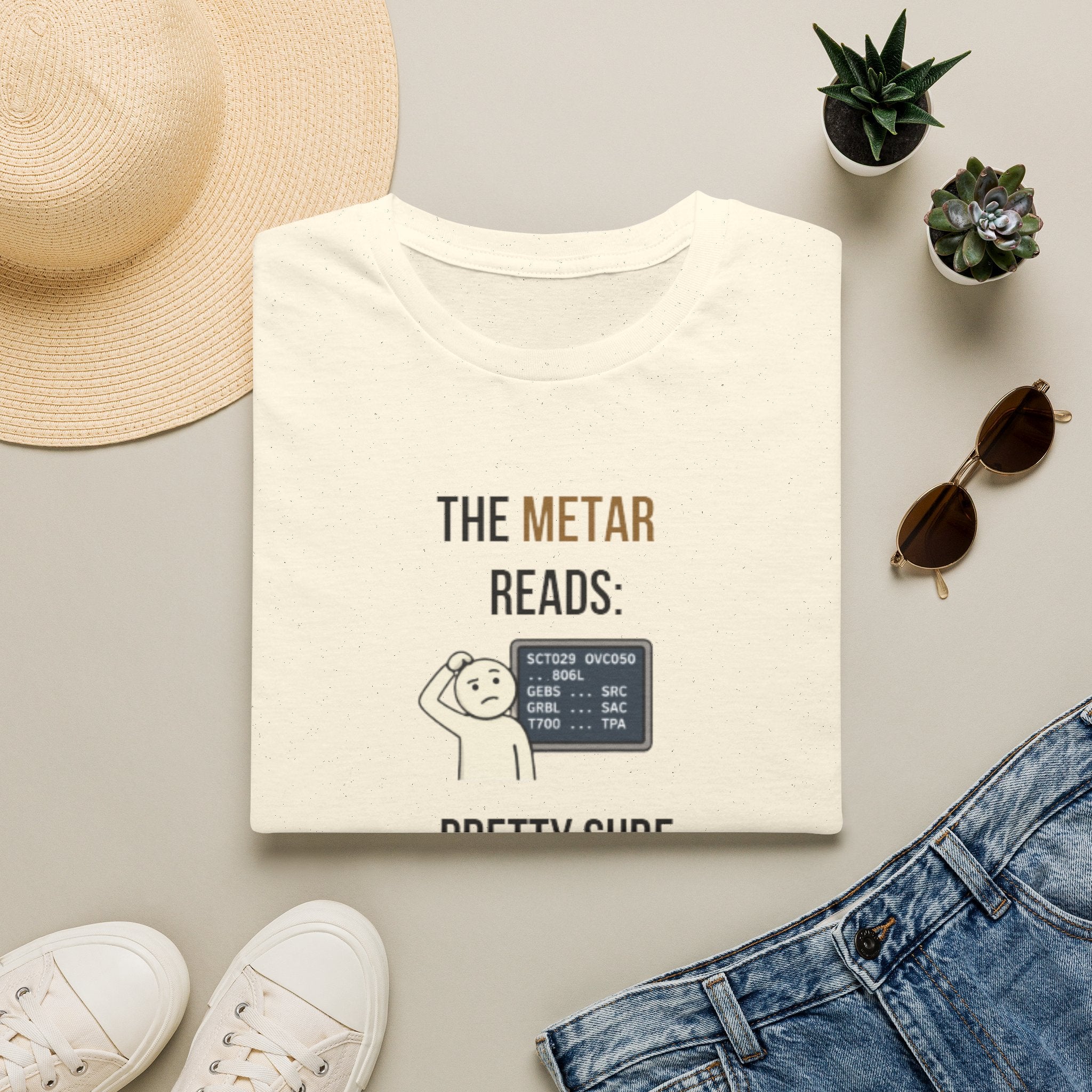 METAR Reads: Pretty Sure It's Cloudy T-Shirt