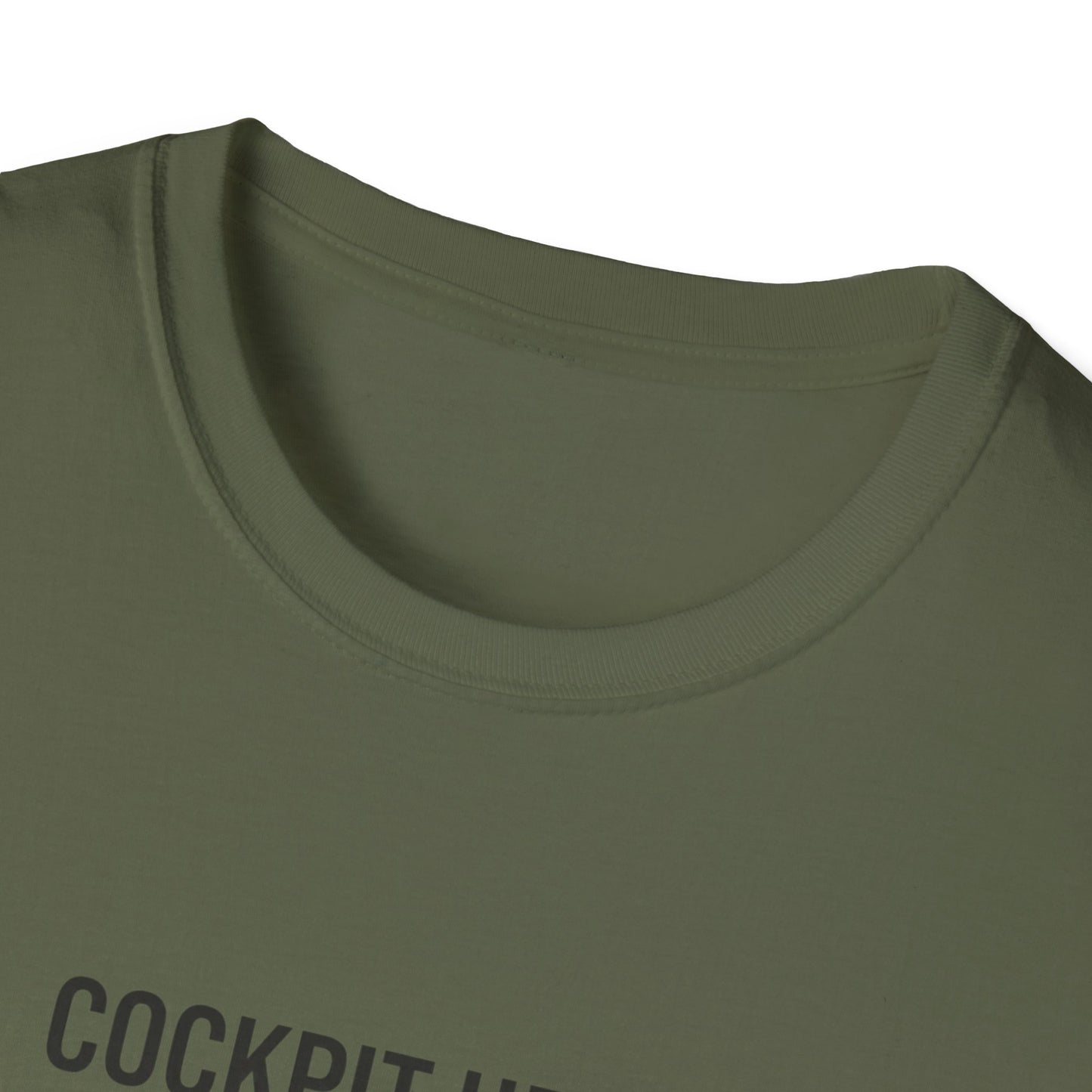 Cockpit Heater in January T-Shirt — Funny Pilot Aviation Tee