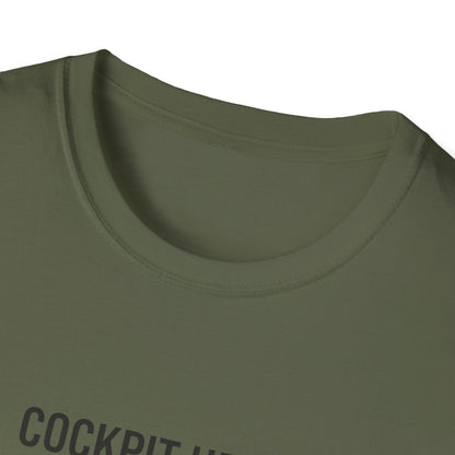 Cockpit Heater in January T-Shirt — Funny Pilot Aviation Tee