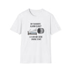 Aviation Pilot T-Shirt — "My Favourite Alarm Clock? A 6:00 AM GE90 Engine Start"