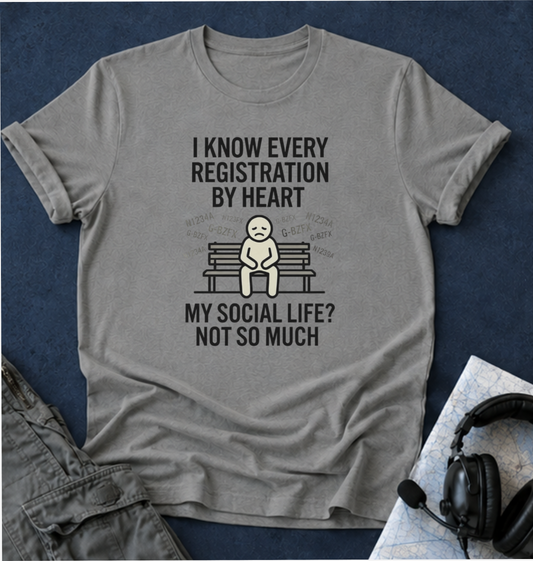 Copy of T‑Shirt - "I Know Every Registration By Heart" Funny Web Developer Tee