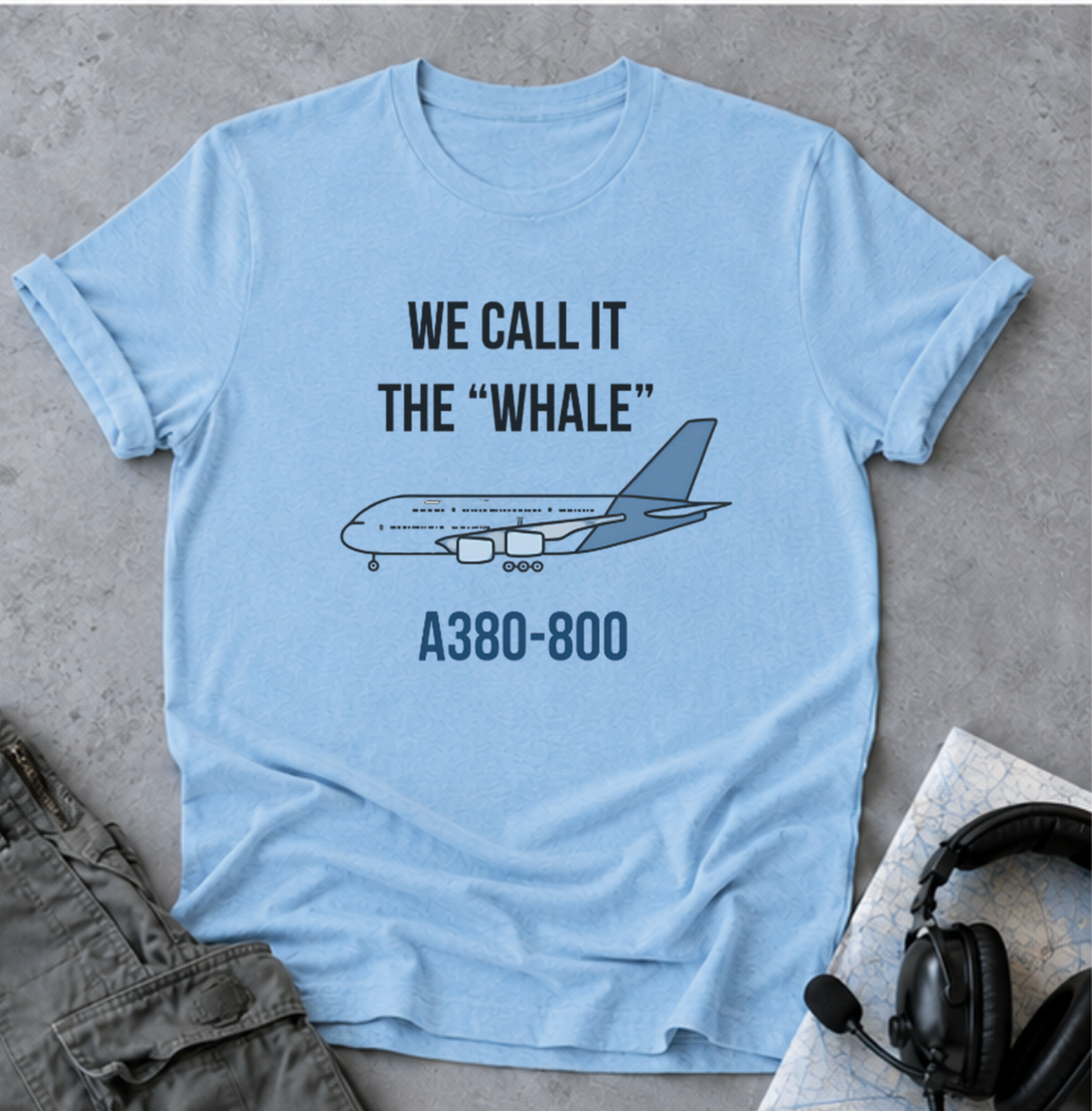 Copy of A380-800 'We Call It The Whale' T-Shirt