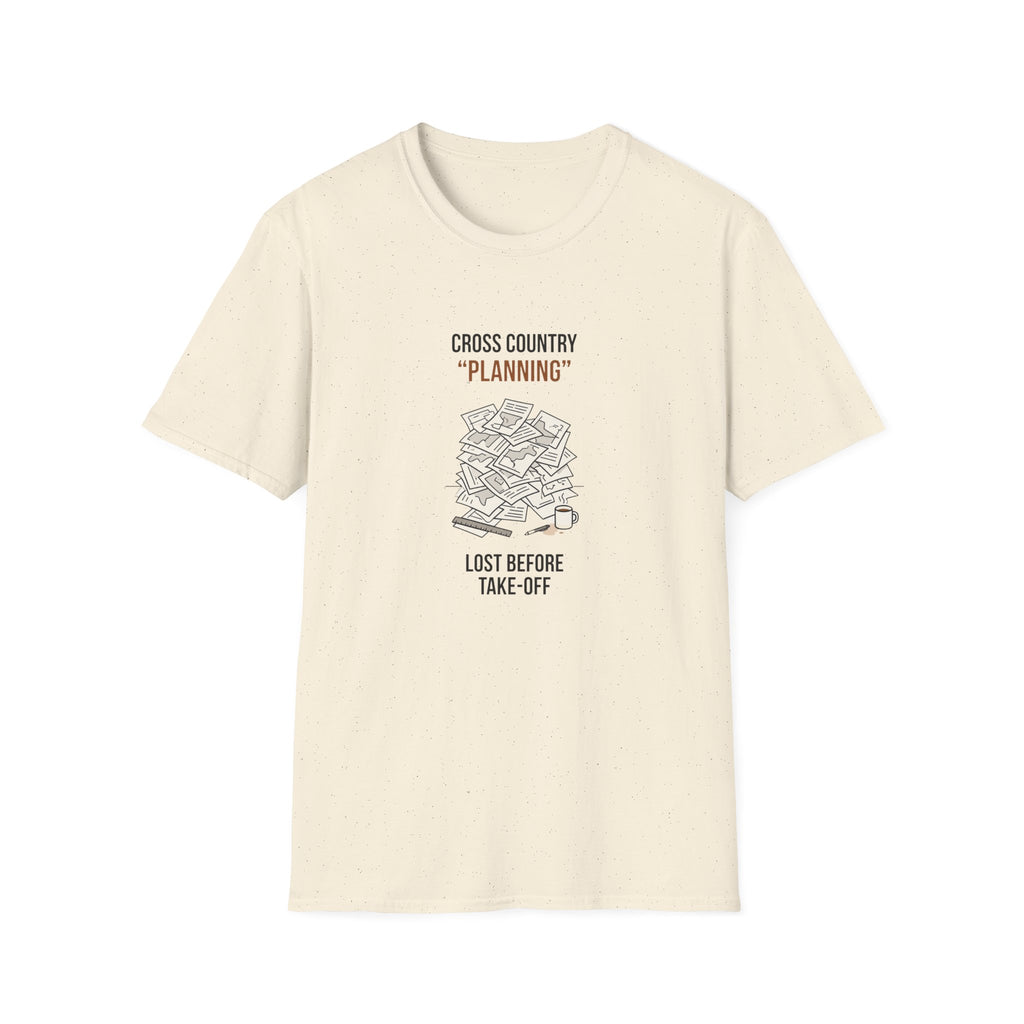 Cross Country “Planning” T‑Shirt — Funny Running Coach / Athlete Gift