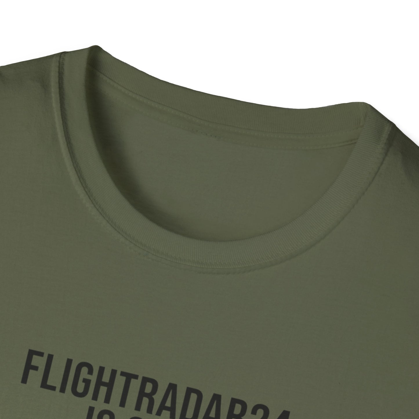 FlightRadar24 Fan T‑Shirt – “FlightRadar24 is Open. Screen Time: 14 Hours Today.”