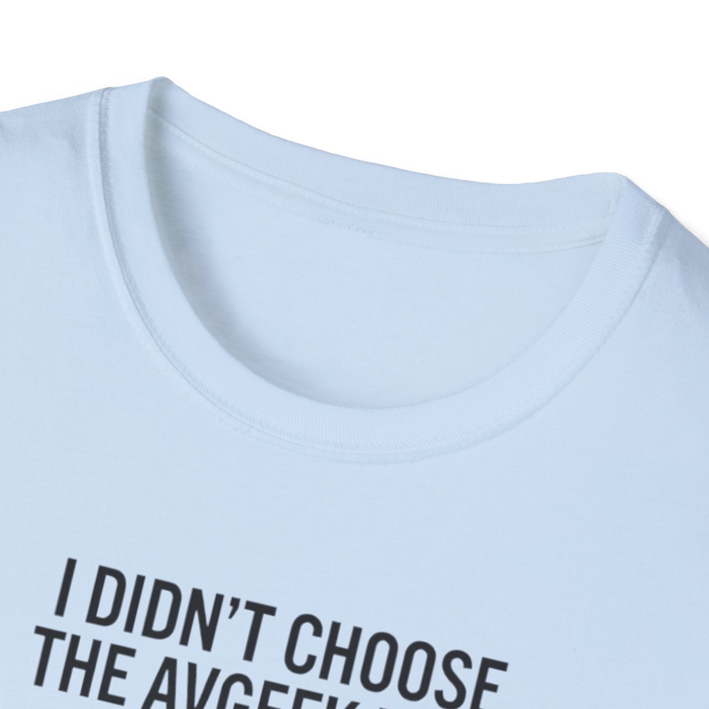 Pilot T-Shirt — "I Didn't Choose the Avgeek Life" Airplane Graphic Tee