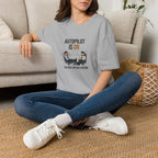 Autopilot Is On T‑Shirt — Funny Pilot Aviation Tee