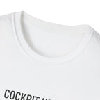 Cockpit Heater in January T-Shirt — Funny Pilot Aviation Tee