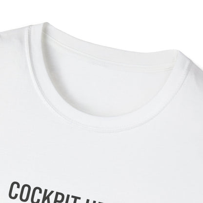Cockpit Heater in January T-Shirt — Funny Pilot Aviation Tee