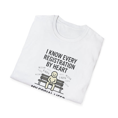 T‑Shirt - "I Know Every Registration By Heart" Funny Web Developer Tee