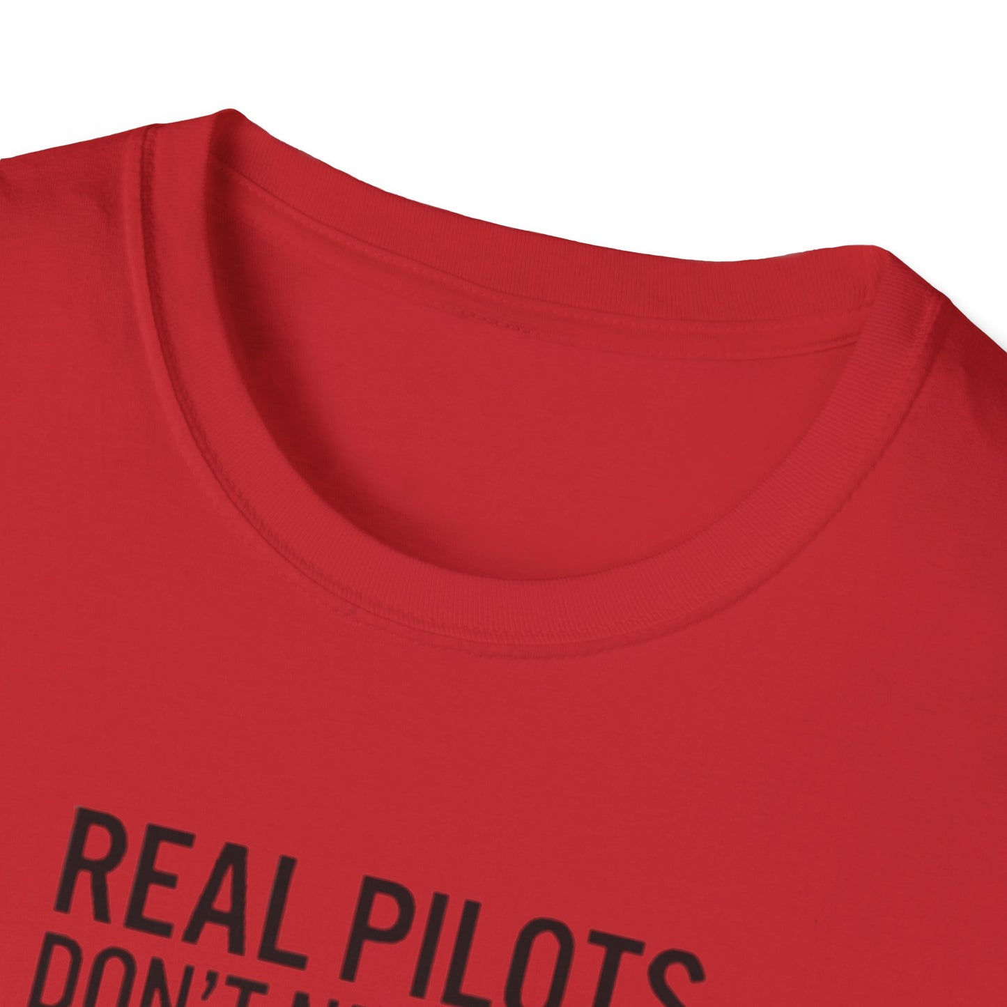 Pilot T-Shirt — “Real Pilots Don’t Need GPS (Except When They Do)” Aviation Tee