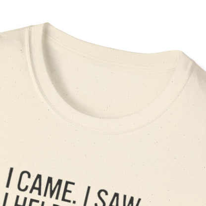 Aviation T-Shirt — "I Came. I Saw. I Held Short." Pilot Runway Graphic Tee