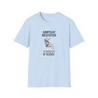 T-Shirt — "Jumpseat Meditation: 10 Minutes of Silence" Pilot Travel Tee
