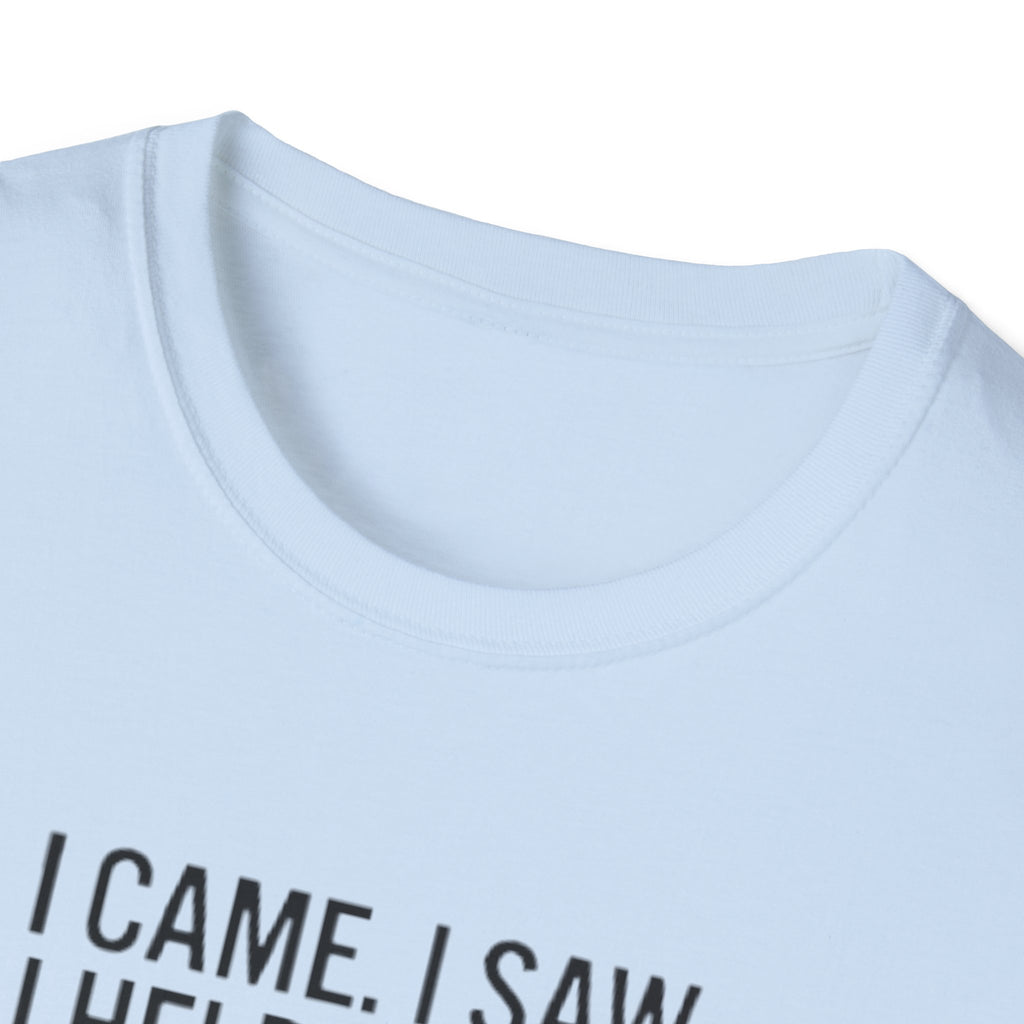 Aviation T-Shirt — "I Came. I Saw. I Held Short." Pilot Runway Graphic Tee