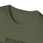 Instructor Humor T-Shirt — "Silence Is Golden... Or He’s Questioning His Life Choices"