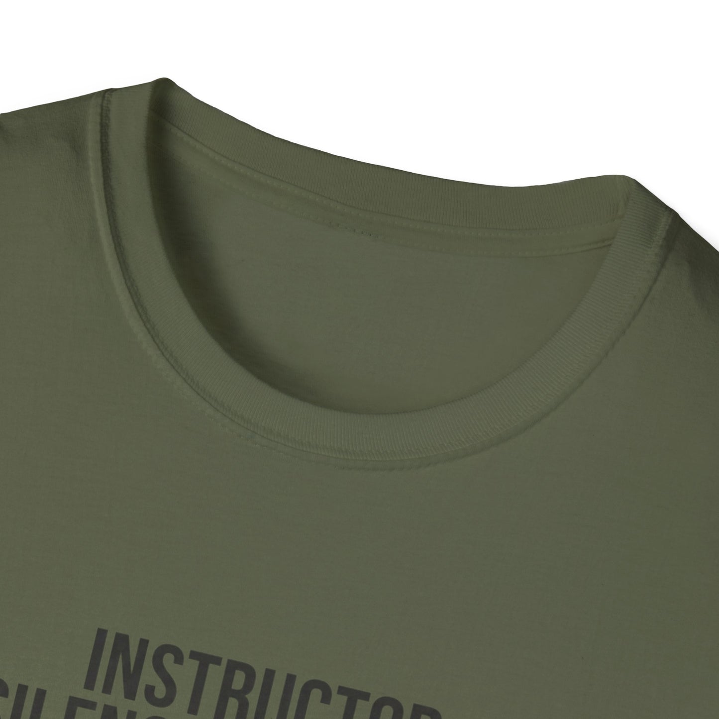 Instructor Humor T-Shirt — "Silence Is Golden... Or He’s Questioning His Life Choices"