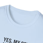 CFI Instructor T‑Shirt — "Yes, My CFI Is Yelling" Pilot Shirt