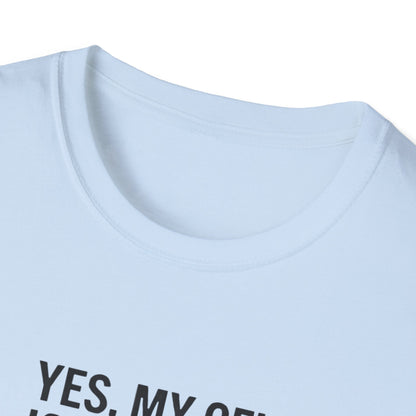 CFI Instructor T‑Shirt — "Yes, My CFI Is Yelling" Pilot Shirt