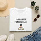 T-Shirt — “Compliments I Want to Hear: That’s a Nice Retro Livery” Vintage Pilot Graphic Tee