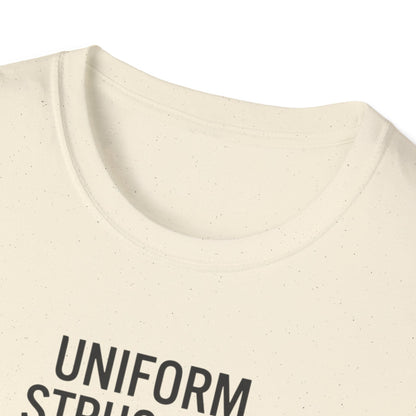 Uniform Struggles T-Shirt — Funny Police/Uniform Humor Tee (“It’s Part of the Brand”)