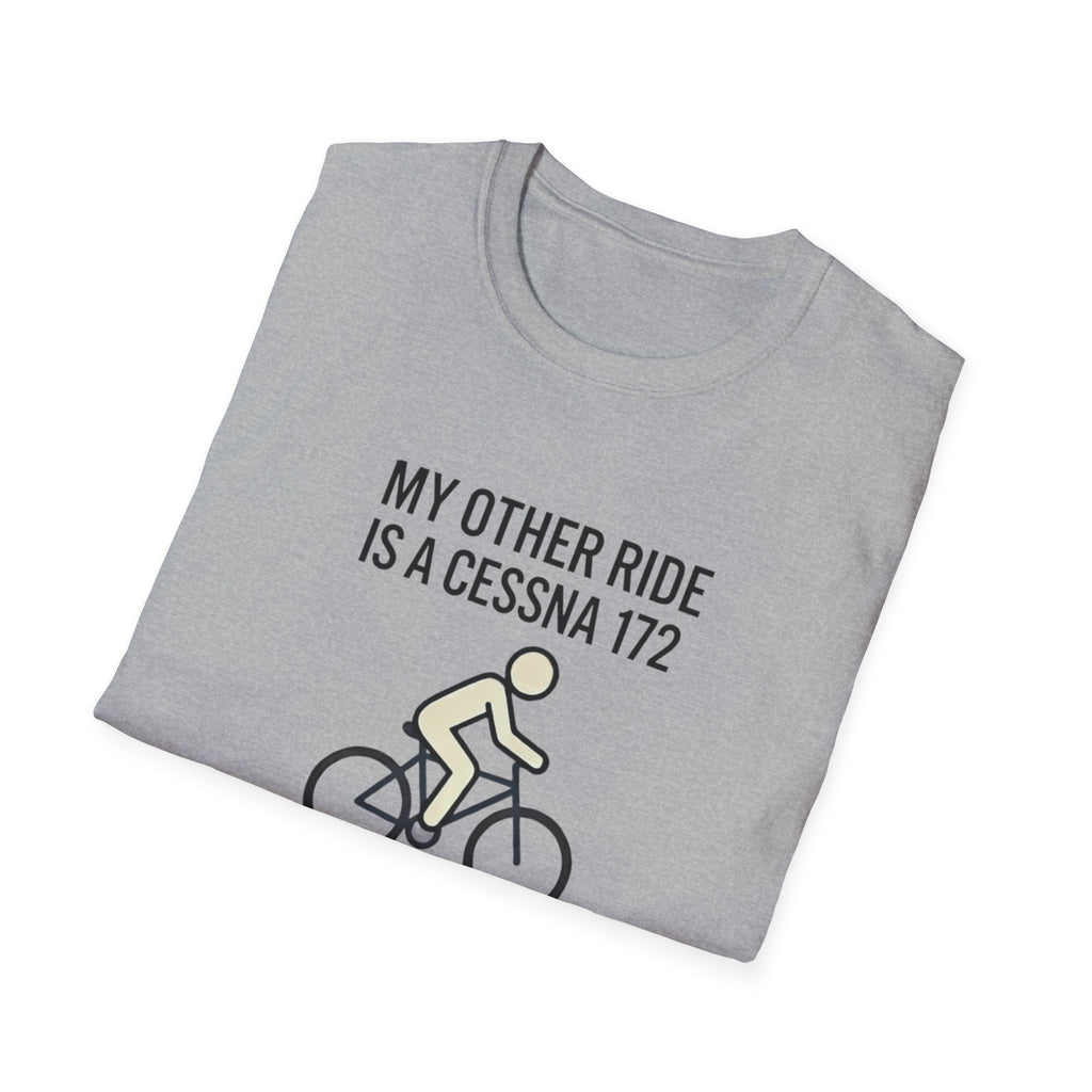 Cessna 172 Bike Shirt — "My Other Ride Is a Cessna 172" Graphic Tee
