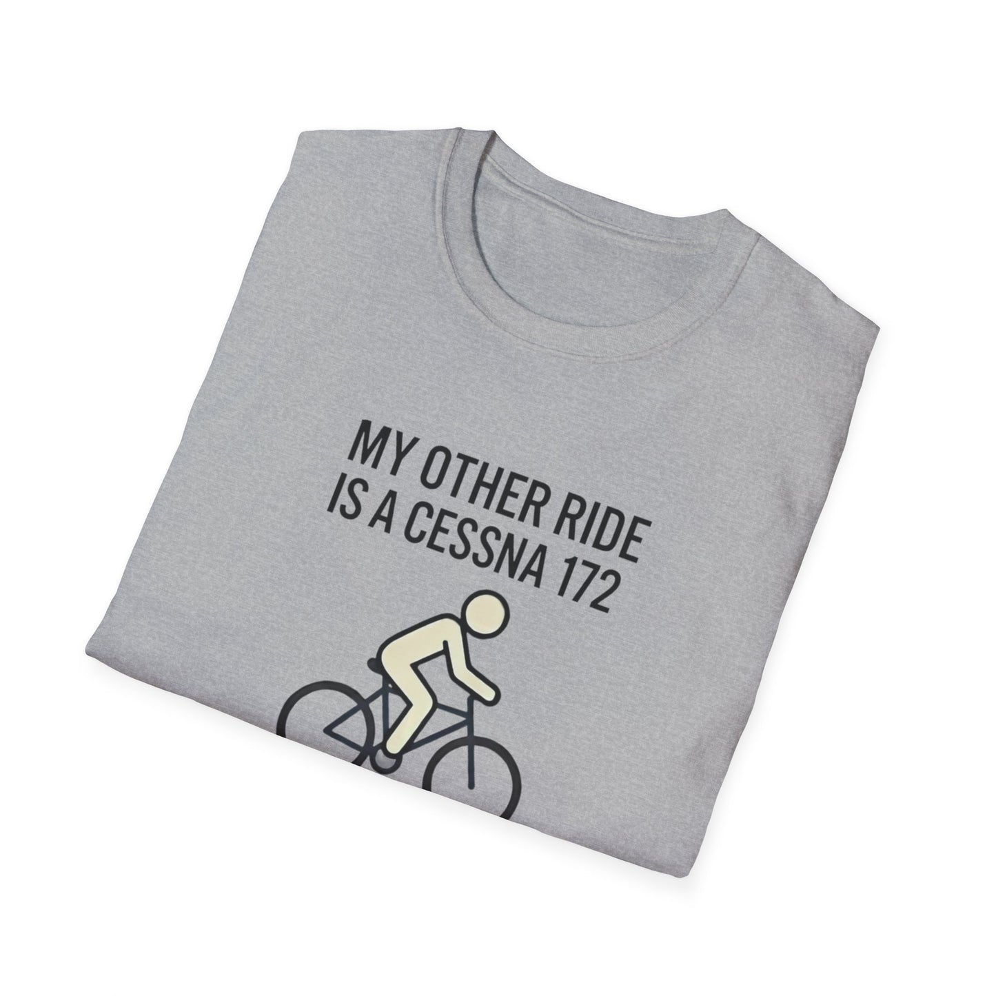Cessna 172 Bike Shirt — "My Other Ride Is a Cessna 172" Graphic Tee