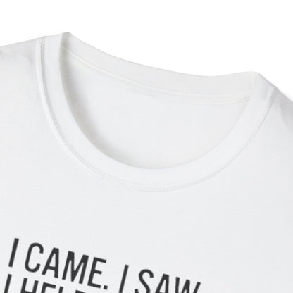 Aviation T-Shirt — "I Came. I Saw. I Held Short." Pilot Runway Graphic Tee