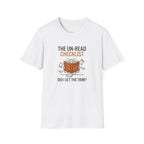 T-Shirt — “The Un-Read Checklist: Did I Set the Trim?” Funny Book Lover Tee