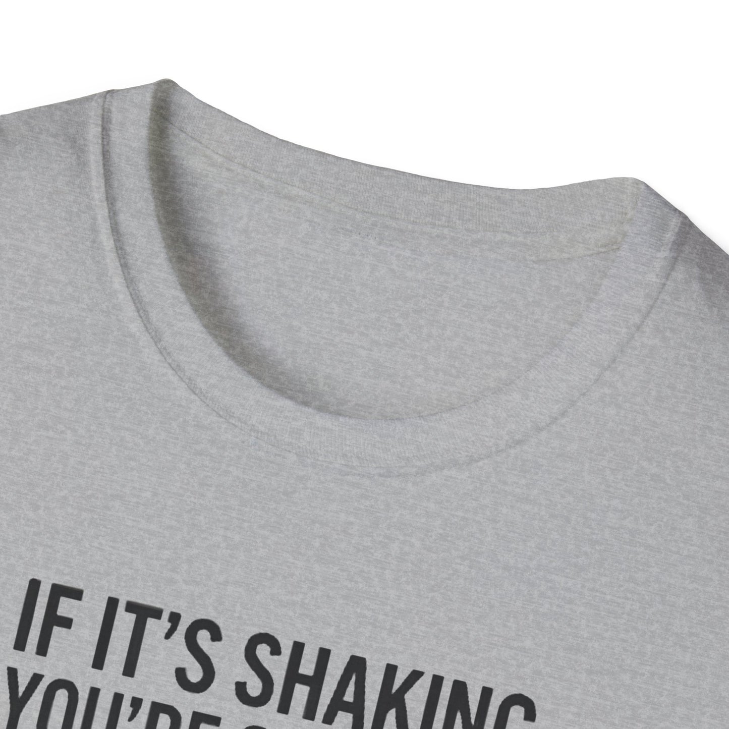 T-Shirt — "If It's Shaking, You're Stalling" Funny Driving Instruction Tee