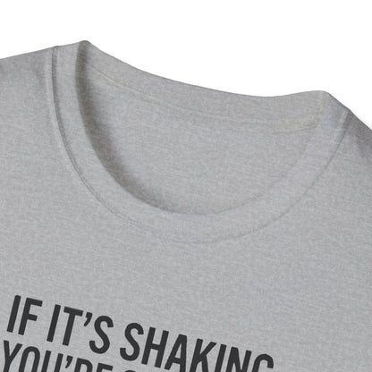 T-Shirt — "If It's Shaking, You're Stalling" Funny Driving Instruction Tee