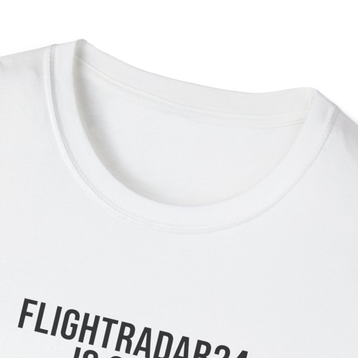 FlightRadar24 Fan T‑Shirt – “FlightRadar24 is Open. Screen Time: 14 Hours Today.”