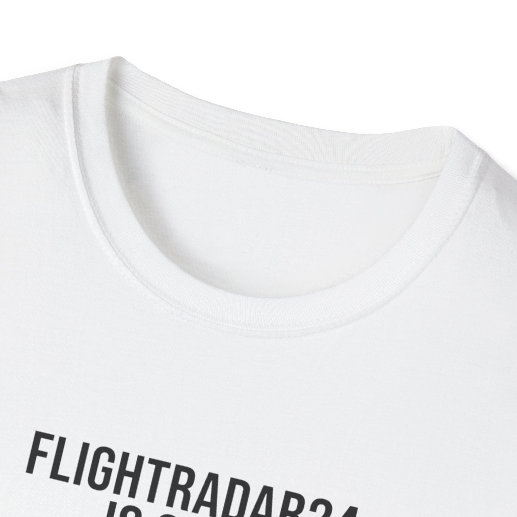 FlightRadar24 Fan T‑Shirt – “FlightRadar24 is Open. Screen Time: 14 Hours Today.”