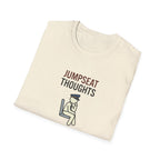 Jumpseat Thoughts T-Shirt — "Did I Unplug the Coffee Pot?" Pilot Humor Tee
