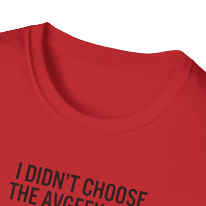 Pilot T-Shirt — "I Didn't Choose the Avgeek Life" Airplane Graphic Tee