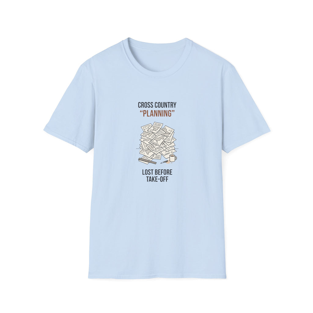 Cross Country “Planning” T‑Shirt — Funny Running Coach / Athlete Gift