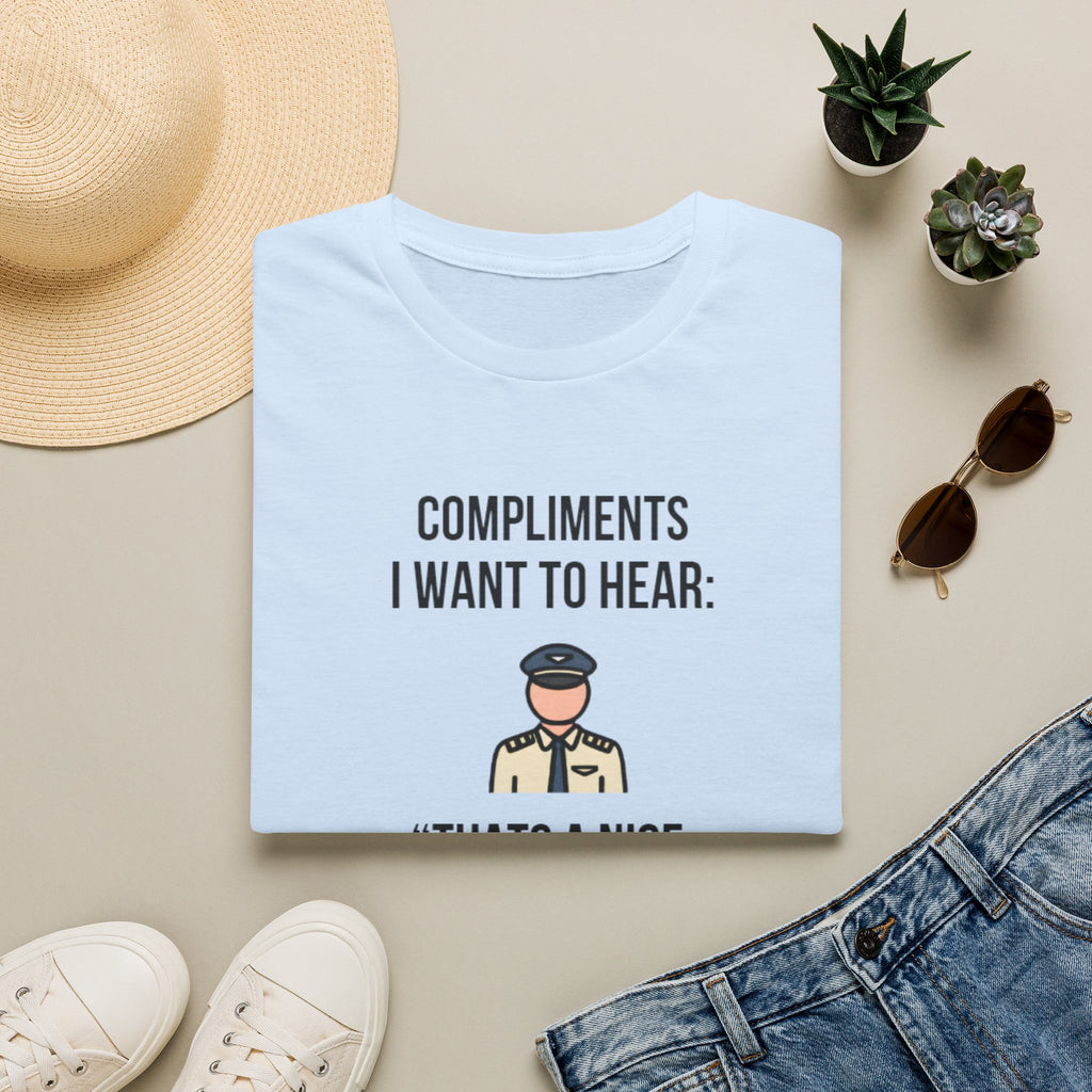 T-Shirt — “Compliments I Want to Hear: That’s a Nice Retro Livery” Vintage Pilot Graphic Tee