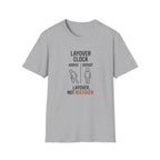 Layover Clock T‑Shirt — "Layover, Not Restover" Travel Tee