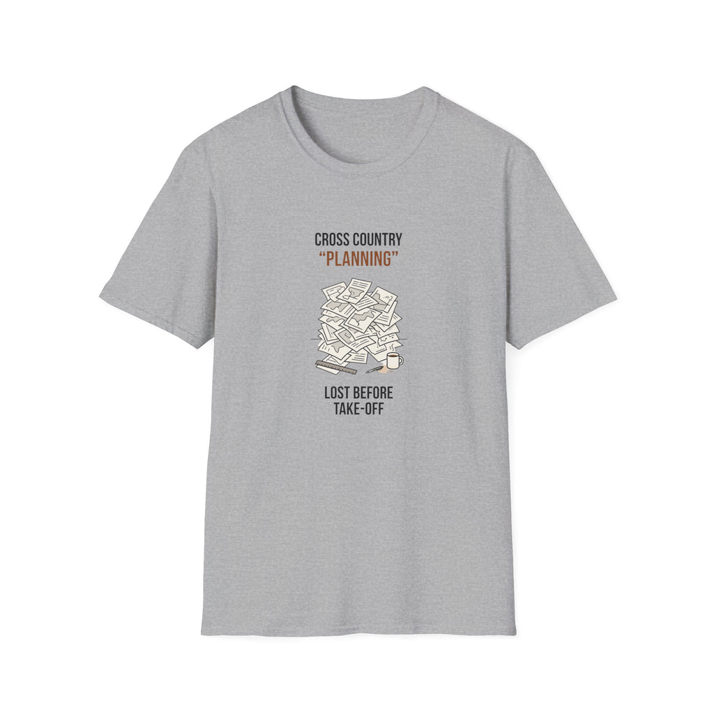 Cross Country “Planning” T‑Shirt — Funny Running Coach / Athlete Gift
