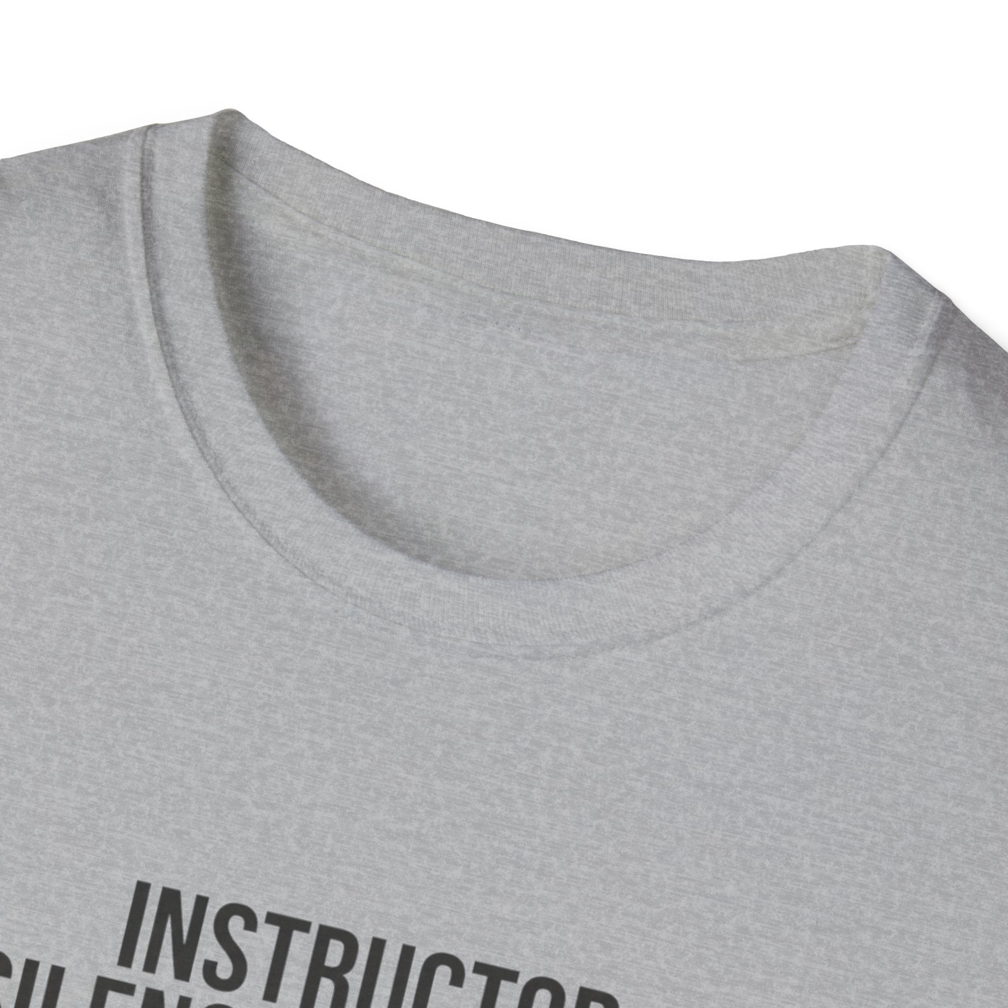 Instructor Humor T-Shirt — "Silence Is Golden... Or He’s Questioning His Life Choices"